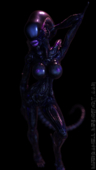 3D Alien_(Series) Xenomorph disembowell // 1080x1920 // 997.8KB // png