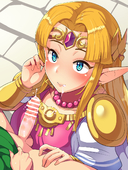 Princess_Zelda The_Legend_of_Zelda Young_Link // 900x1200 // 721.6KB // jpg
