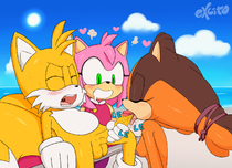 Adventures_of_Sonic_the_Hedgehog Amy_Rose Miles_Prower_(Tails) Sticks_the_Badger eXcito // 1890x1366 // 1.4MB // jpg