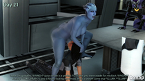 3D Asari Ashley_Williams Banap Blender Liara_T'Soni Mass_Effect // 3840x2160 // 2.3MB // jpg