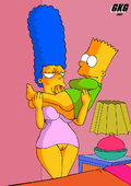 Bart_Simpson Marge_Simpson The_Simpsons gkg // 846x1200 // 405.7KB // jpg