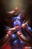 DOTA_2 Defense_Of_The_Ancients Marmar Queen_of_Pain // 1000x1500 // 722.4KB // jpg