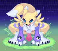 Animated Digimon Renamon camotli // 1140x1002 // 6.7MB // webm