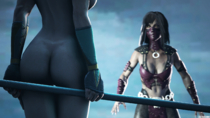 3D Jade Mileena Mortal_Kombat Mortal_Kombat_X UbermachineWorks // 2480x1395 // 2.4MB // png