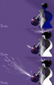 Animated Raven Teen_Titans dongidew // 542x850 // 326.5KB // gif