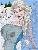2014 Disney_(series) Elsa_the_Snow_Queen Frozen_(film) Julius_Zimmerman Olaf // 442x576 // 101.1KB // jpg
