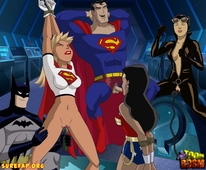 Batman_(Bruce_Wayne) Catwoman DC_Comics Justice_League Supergirl Superman_(Clark_Kent) TOON-BDSM Wonder_Woman // 1024x846 // 395.9KB // jpg