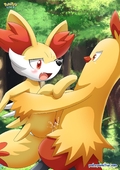 Combusken_(Pokémon) Fennekin_(Pokémon) Pokemon // 1300x1837 // 282.2KB // jpg