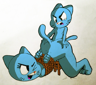 Gumball_Watterson Nicole_Watterson The_Amazing_World_of_Gumball fourball // 920x810 // 1.1MB // png