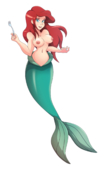 Disney_(series) Maishidasama Princess_Ariel The_Little_Mermaid_(film) // 1172x1920 // 513.6KB // png