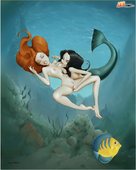 Amy_Matthews Disney_(series) Flounder_Fish JabComix Princess_Ariel The_Little_Mermaid_(film) // 1206x1503 // 259.5KB // jpg