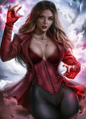 Logan_Cure Marvel_Comics Scarlet_Witch // 2128x2953 // 457.7KB // jpg