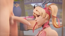 3D Animated Blender Mercy Overwatch Sound dreamrider evilaudio // 1280x720 // 18.8MB // webm