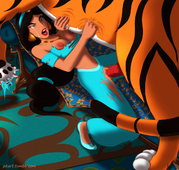 Aladdin Disney_(series) Li0nie Princess_Jasmine Rajah Tiger // 1200x1138 // 862.7KB // jpg