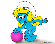Smurfette The_Smurfs helix // 1867x1500 // 687.1KB // png