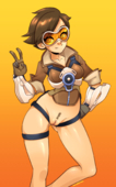 Overwatch Tracer mr-steaks // 1112x1776 // 939.4KB // png