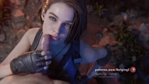 3D Animated Blender BulgingS Jill_Valentine Resident_Evil Resident_Evil_3_Remake Sound Volkor // 1280x720 // 8.4MB // webm