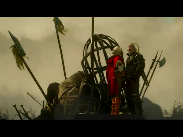 Animated Ciri Geralt_of_Rivia Kayron26 Sound The_Witcher_3:_Wild_Hunt // 640x480 // 17.6MB // mp4