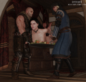 3D Blender Letho The_Witcher The_Witcher_3:_Wild_Hunt Vernon_Roche Yennefer Zer0g0d // 1135x1080 // 2.0MB // png