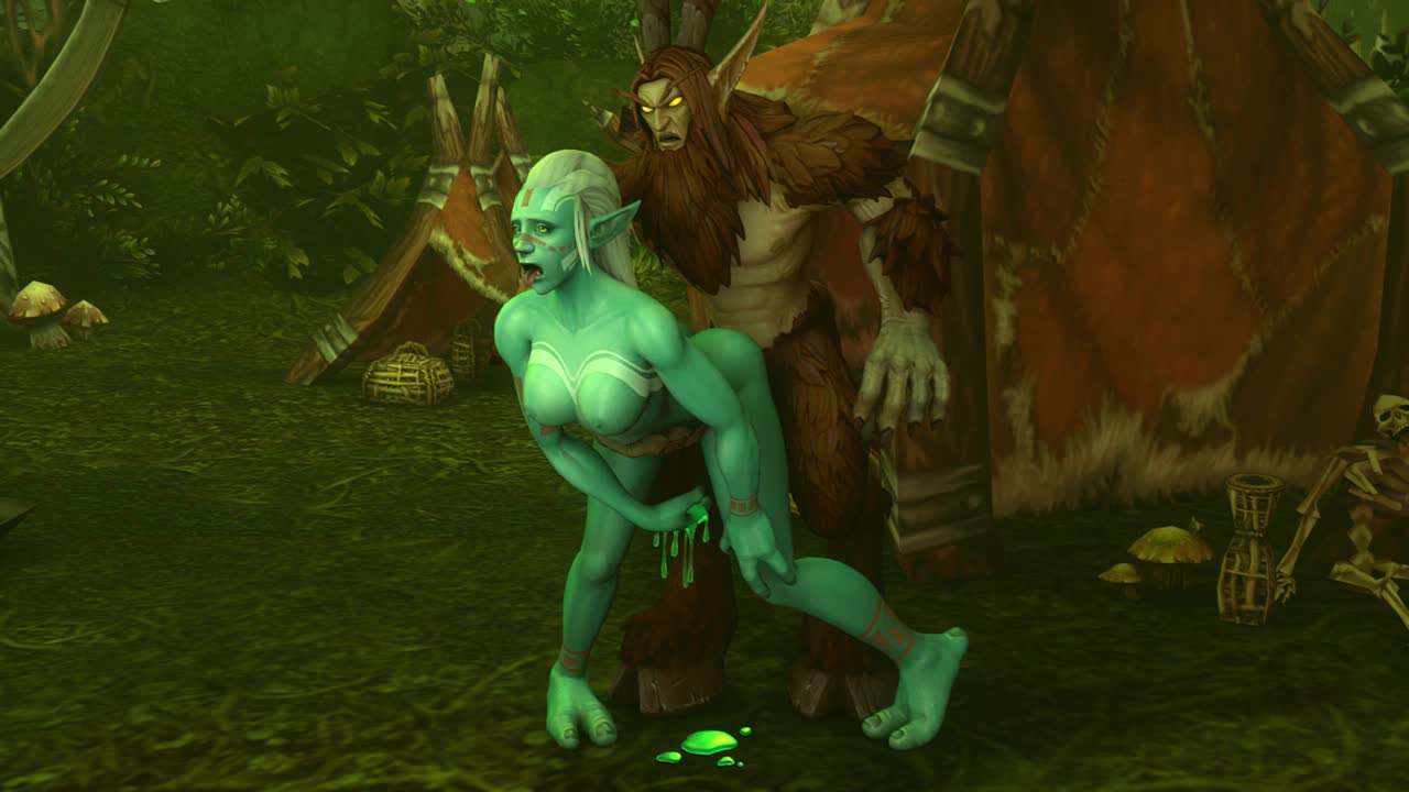 3D Animated Dalehan Troll World_of_Warcraft satyr // 1280x720 // 675.9KB // webm