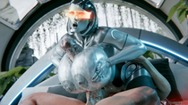 3D Blender Commander_Shepard Edi Femshep Mass_Effect rigidsfm // 7680x4320 // 1.9MB // jpg