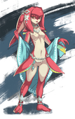 Mipha The_Legend_of_Zelda The_Legend_of_Zelda_Breath_of_the_Wild // 746x1182 // 949.5KB // png