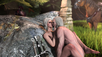 3D Ciri Geralt_of_Rivia JuiceSFM Source_Filmmaker The_Witcher The_Witcher_3:_Wild_Hunt // 2560x1440 // 1.7MB // jpg