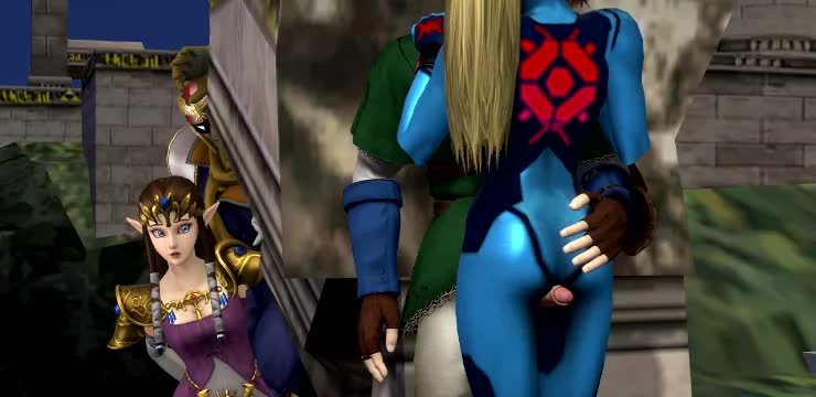 Animated Captain_Falcon Cloud_Strife Final_Fantasy Kid_Icarus Link Metroid Palutena Princess_Zelda Samus_Aran Source_Filmmaker Super_Smash_Bros. The_Legend_of_Zelda // 740x360 // 9.5MB // webm