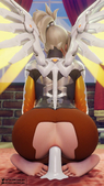 3D Animated Blender Mercy Overwatch SaveAss Sound // 1080x1920, 10s // 10.5MB // mp4