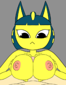 Animal_Crossing Animated Ankha scarecorrode // 775x1000 // 135.5KB // gif