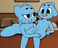 Gumball_Watterson Nicole_Watterson The_Amazing_World_of_Gumball itsded // 1280x1056 // 549.5KB // png