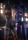 3D Blender Overwatch Tracer VG_Erotica Widowmaker // 1240x1754 // 297.8KB // jpg