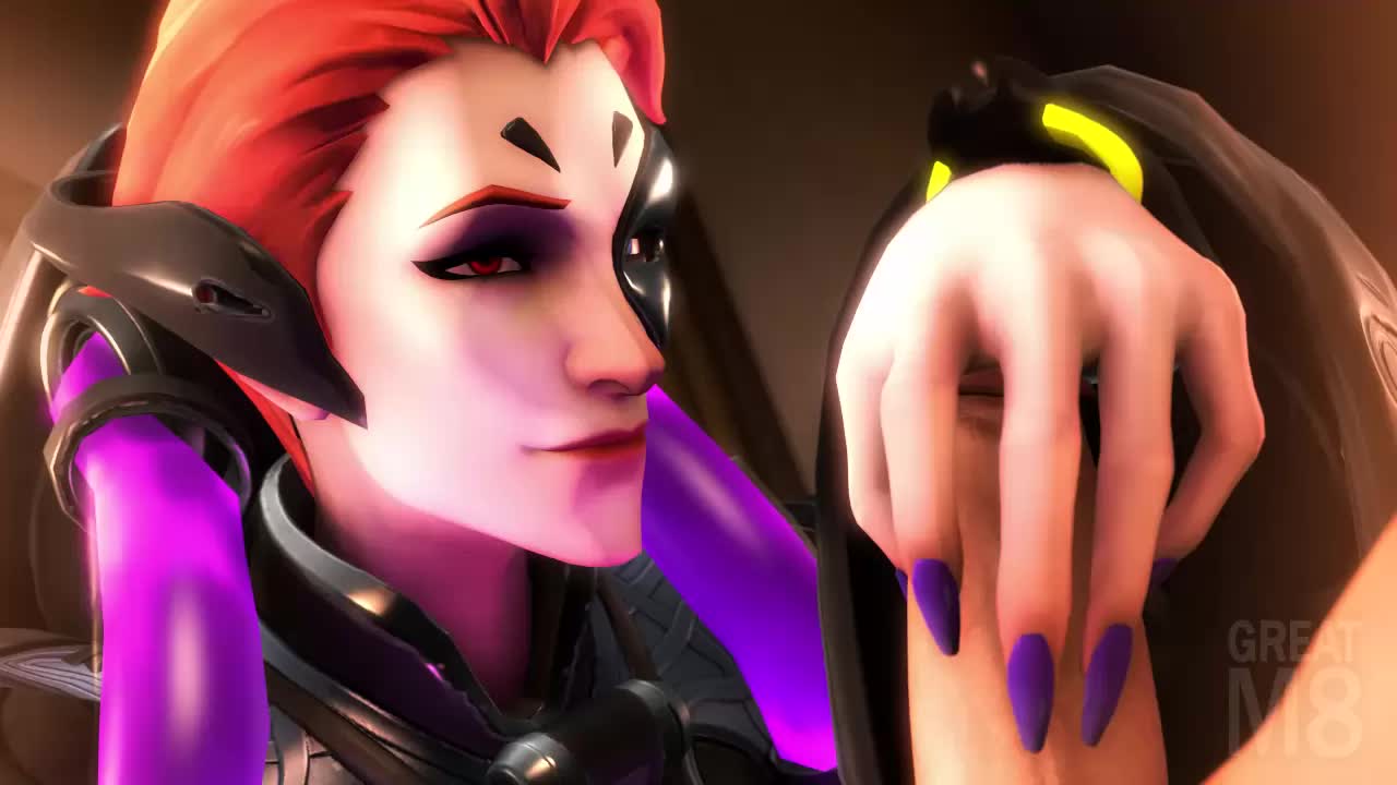 3D Animated Moira_(Overwatch) Overwatch greatm8 // 1280x720 // 2.0MB // webm