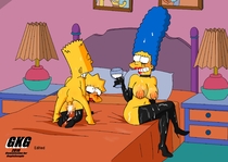Bart_Simpson Lisa_Simpson Marge_Simpson The_Simpsons edit gkg // 2979x2107 // 825.9KB // jpg