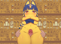 Animal_Crossing Ankha Kamuo // 1920x1380 // 18.8MB // gif