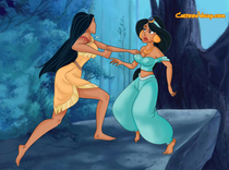 Aladdin CartoonValley Crossover Disney_(series) Pocahontas Pocahontas_(Series) Princess_Jasmine Zolushka // 600x446 // 108.2KB // jpg