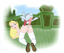 Alice_Liddell Alice_in_Wonderland Animated Disney_(series) The_White_Rabbit // 472x393 // 316.8KB // gif