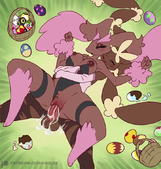 Animated Easter Lopunny_(Pokémon) Pokemon goolee // 720x756, 5.5s // 213.5KB // mp4
