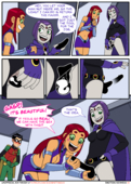 Incognitymous Marvel_Comics Raven Robin Starfire Teen_Titans // 2500x3500 // 2.1MB // png
