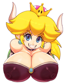 Bowser_Peach Bowsette Peachette Princess_Peach Super_Mario_Bros matospectoru // 1000x1263 // 243.5KB // png