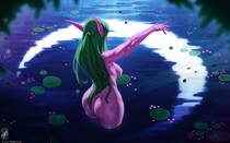 Night_Elf TheMaestroNoob Tyrande_Whisperwind World_of_Warcraft // 6000x3750 // 900.7KB // jpg