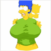 Animated Bart_Simpson Marge_Simpson The_Simpsons VylfGor // 360x360 // 338.4KB // gif