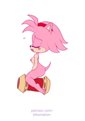 Adventures_of_Sonic_the_Hedgehog Amy_Rose Animated Bikomation // 900x1271 // 553.0KB // gif