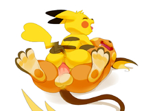Pikachu_(Pokémon) Pokemon Raichu_(Pokémon) // 1000x771 // 302.2KB // jpg