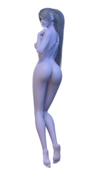 3D Amiris4 Blender Overwatch Widowmaker // 1440x2560 // 1015.5KB // png