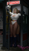 3D Animated Blender DC_Comics Fluffy_3D Power_Girl // 720x1280, 11.3s // 3.2MB // webm