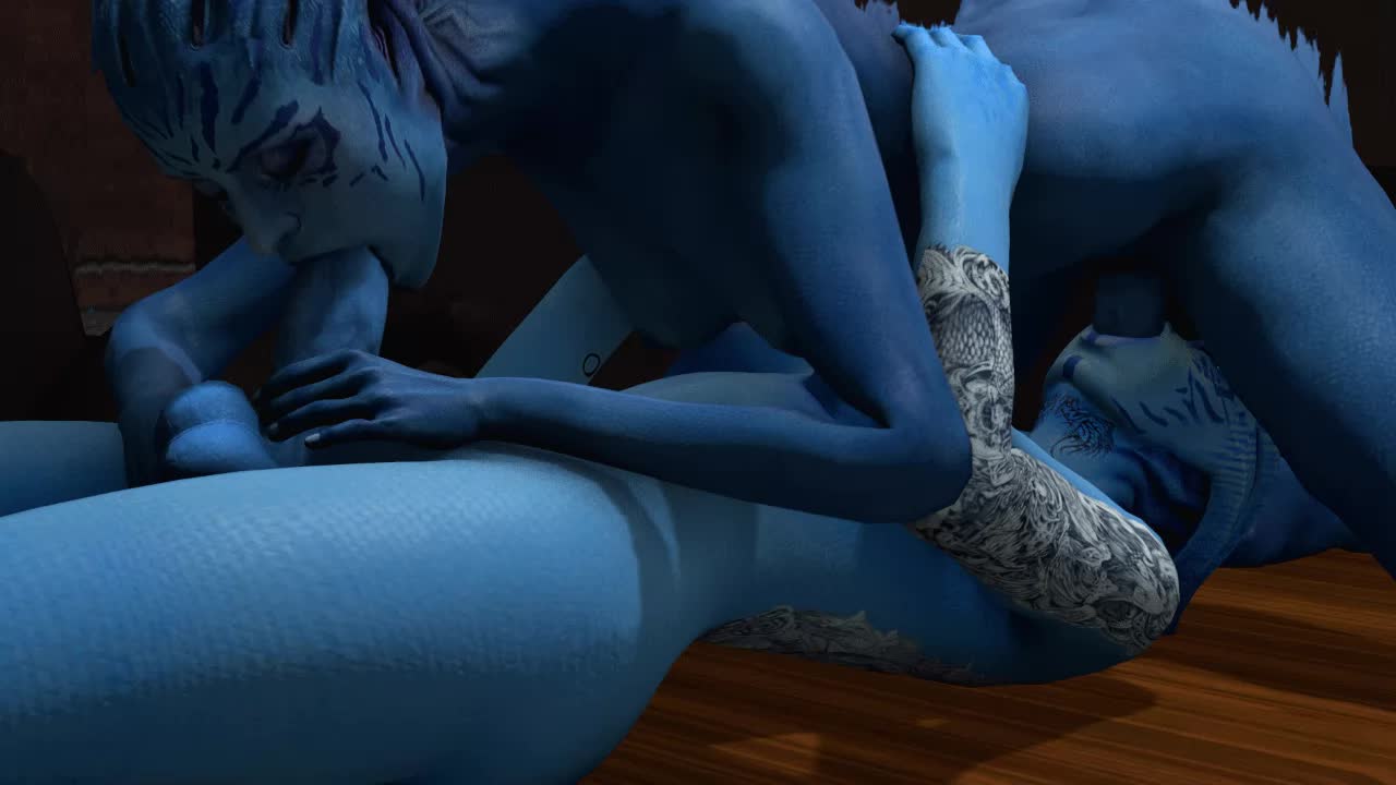 3D Animated Asari Mass_Effect Source_Filmmaker ltr300 // 1280x720 // 335.7KB // webm