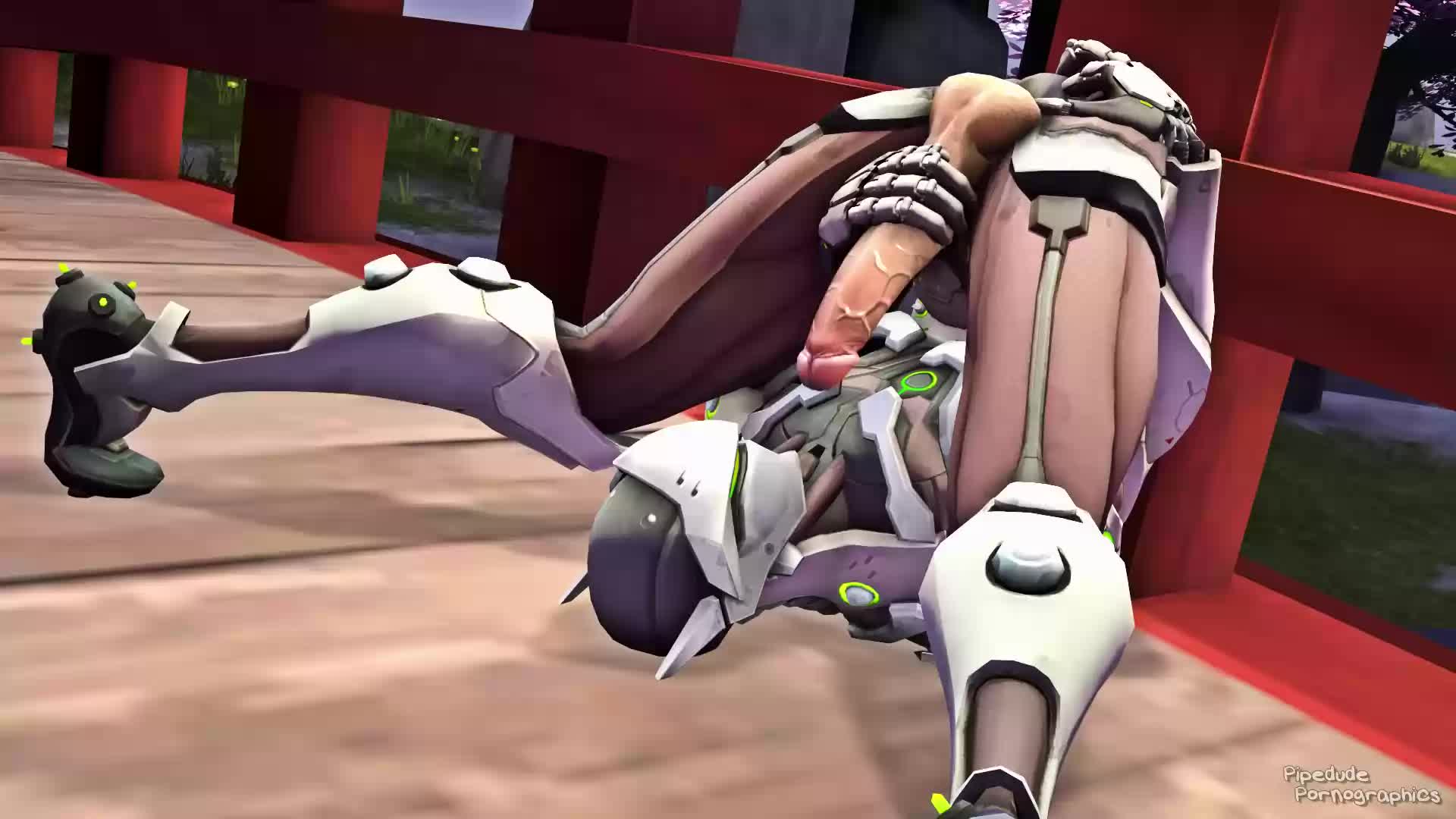 Animated Genji Overwatch Pipedude // 1920x1080 // 2.0MB // webm