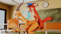 3D Animated BizyMouse Gazelle Nick_Wilde Zootopia // 960x540 // 4.5MB // gif