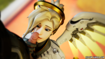 3D Blender Mercy Overwatch zedsfm // 1280x720 // 1.3MB // png